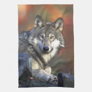 Der Wolf Handtuch