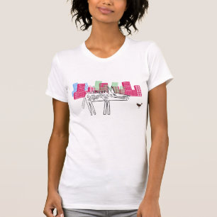 Der Wolf in DA-Stadt T-Shirt