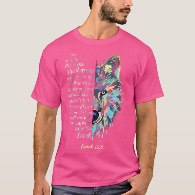Der Wolf und das Lamm werden zusammen grasen - Isa T-Shirt (Vorderseite)