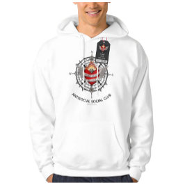Der WORK LOVE BALANCE Antisozialclub Hoodie