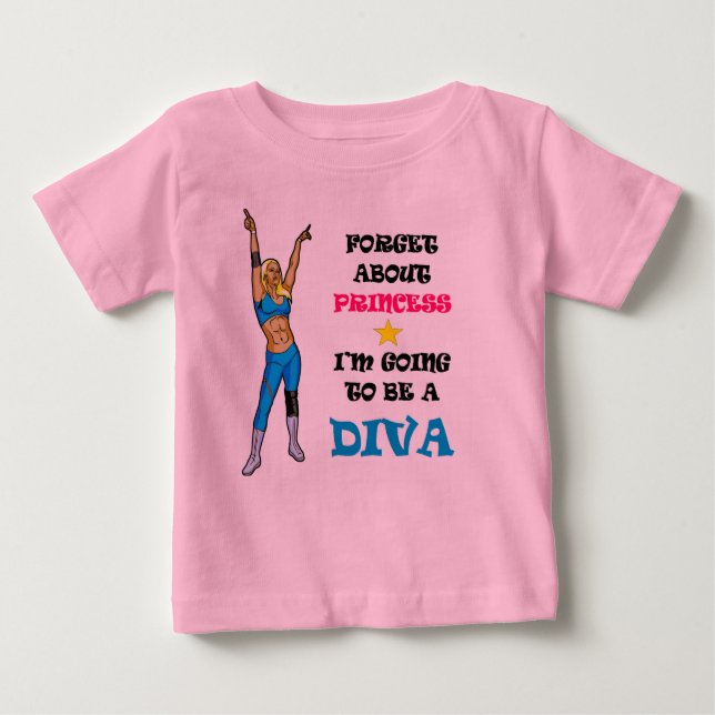 Der Wrestling Diva Tutu Baby T-shirt (Vorderseite)