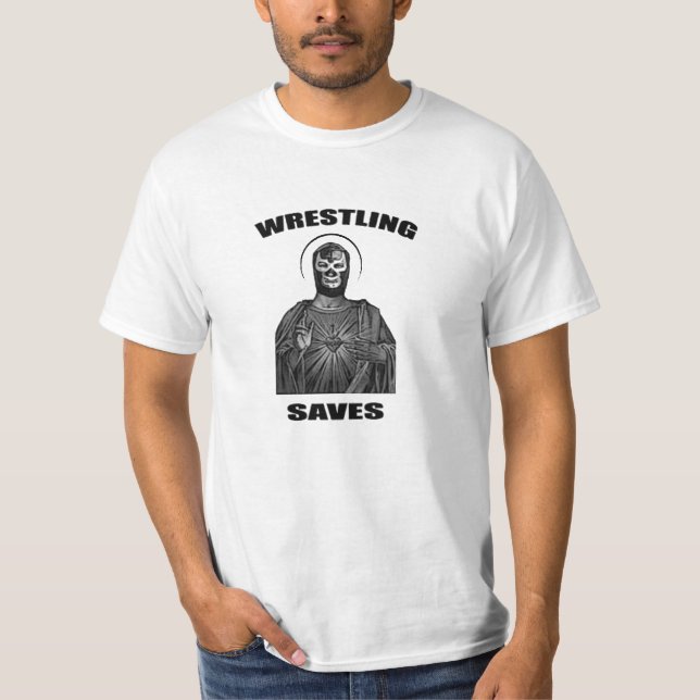 DER Wrestling rettet T - Shirt (Vorderseite)