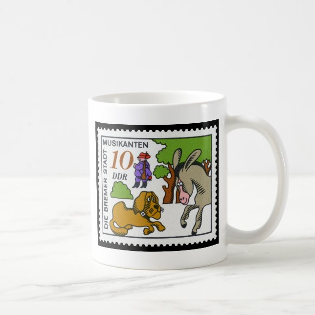 Der wunderbare Bremer Musiker 10 DDR 1971 Kaffeetasse (Rechts)