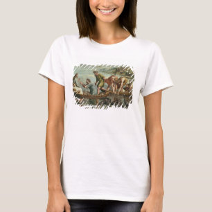 Der wunderbare Entwurf der Fische (Cartoon für T-Shirt