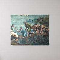 Der wunderbare Fang von Fischkanvas Print