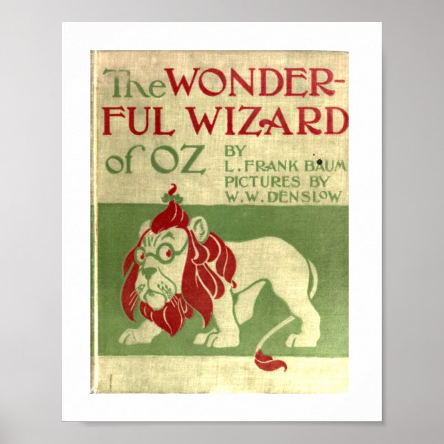 Der wunderbare Zauberer von Oz Buchcover Poster (Vorne)