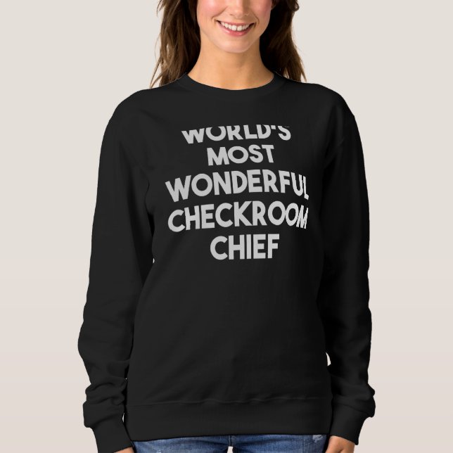 Der wunderbarste Chefkoch der Welt Sweatshirt (Vorderseite)