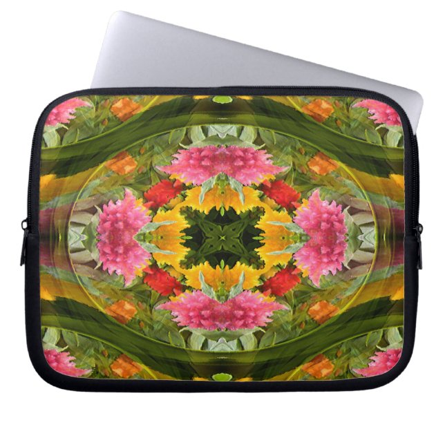 Der wunderschöne Sommergarten... Laptopschutzhülle (Vorderseite)