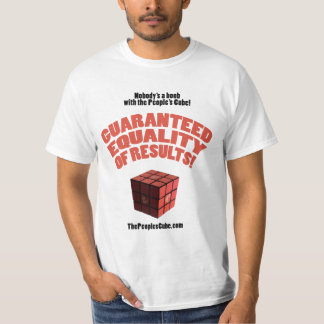 Der Würfel der Leute - garantierte Gleichheit von T-Shirt