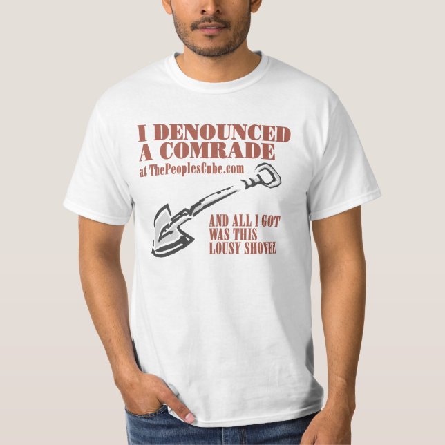 Der Würfel der Leute - ich denunzierte einen T-Shirt (Vorderseite)