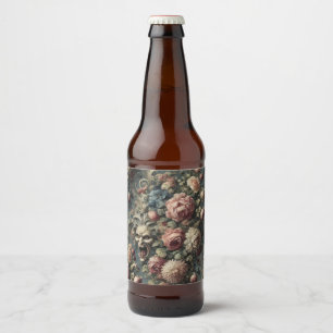 🌿 Der Würgende Kranz – Gotischer Viktorianismus Bierflaschenetikett