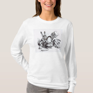 Der wütende Hutmacher und die März-Hasen T-Shirt