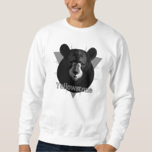 Der Yellowstone-Bärn-Sweatshirt der Männer Sweatshirt