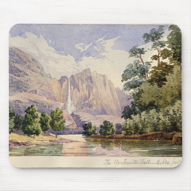 Der Yo-Semite Fall. 804 m. Mousepad (Vorne)