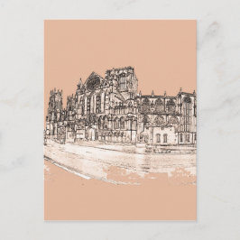 Der York Minster Postkarte