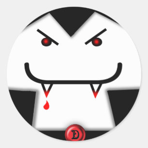 Der Zählaufkleber Runder Aufkleber