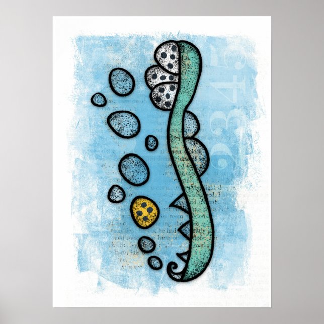 Der Zahnbürste, den dein Zahnarzt dir die Poster-W Poster (Vorne)