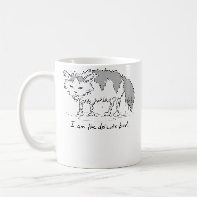 Der zarte Vogel Kaffeetasse (Links)