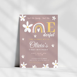 Der zärtliche Regenbogen ist nicht "She Onederful  Einladung