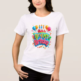 Der Zauber der Balloons-Kuchen zum Geburtstag Tri-Blend Shirt