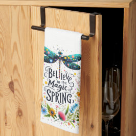 Der Zauber der Blumen des Frühlings Geschirrtuch