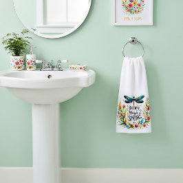 Der Zauber der Blumen des Frühlings Handtuch