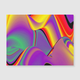 Der Zauber der Magnetkarte in den Farben