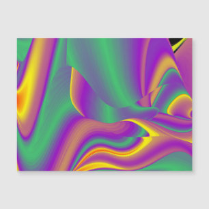 Der Zauber der Magnetkarte in den Farben