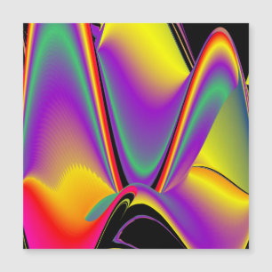 Der Zauber der Magnetkarte in den Farben