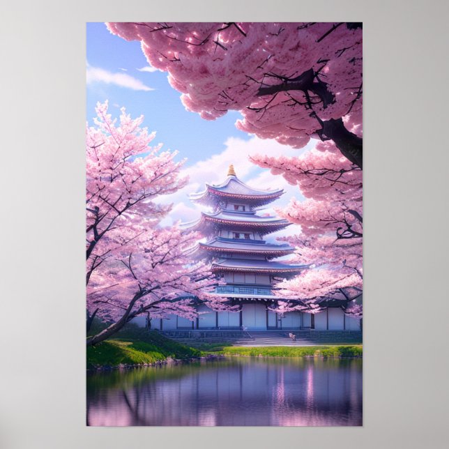 Der Zauber der Tradition, das Kirschblossom-Haus Poster (Vorne)