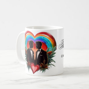 Der Zauber des Augenblicks: elegante homosexuelle Kaffeetasse