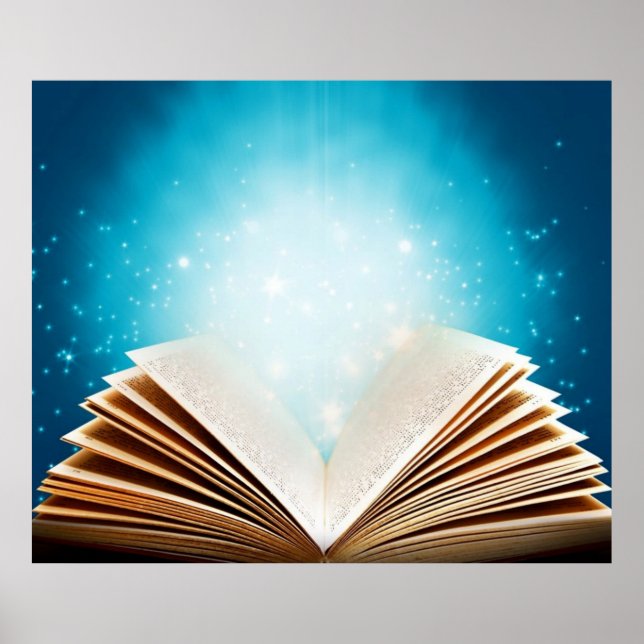 Der Zauber des Buches und des Lesens durch heilend Poster (Vorne)