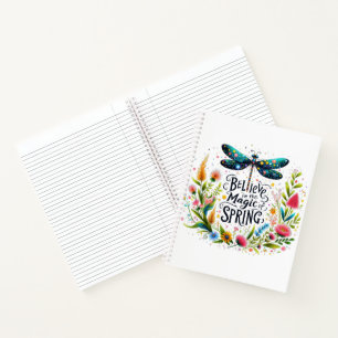 Der Zauber des Frühlings floral Notizbuch
