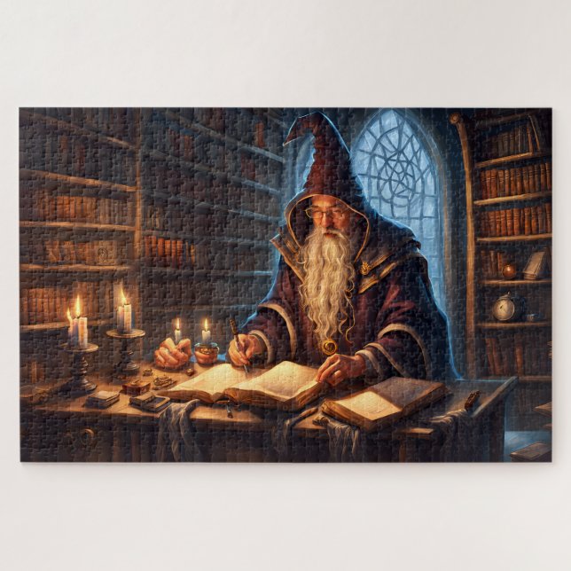 Der Zauberer in seiner Studie (Horizontal)