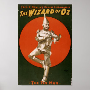 Der Zauberer Oz Tin Man und Poster