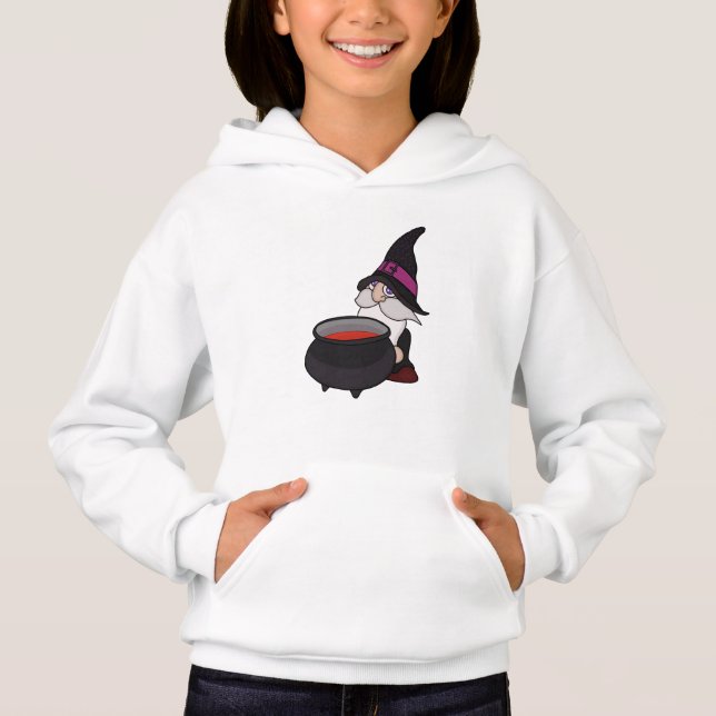 Der Zauberer und der Cauldron Hoodie (Vorderseite)