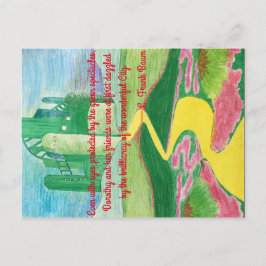 Der Zauberer von Oz Art Postkarte