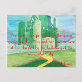 Der Zauberer von Oz Art Postkarte