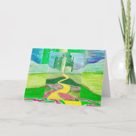 Der Zauberer von Oz Artwork Karte