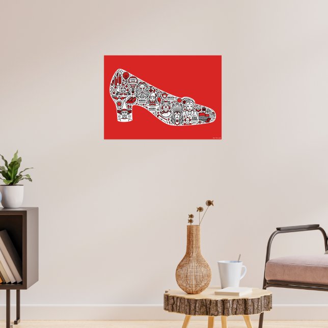 Der Zauberer von Oz Doodle Art Poster (Wohnzimmer 3)