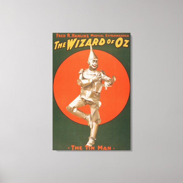 "Der Zauberer von Oz" Musical Theater Poster #2 Leinwanddruck (Vorderseite)