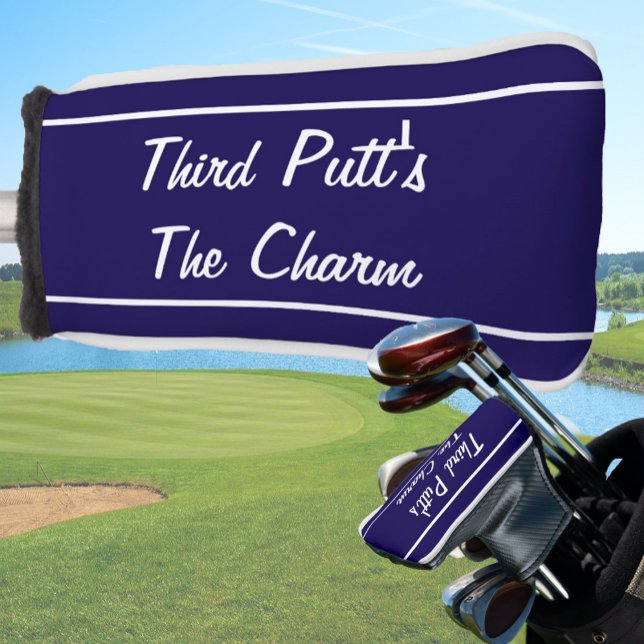 Der zauberhafte Putter ist der blaue, sonnige Seer Golf Headcover (Von Creator hochgeladen)