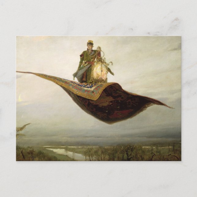 Der Zauberteppich von 1880 Postkarte (Vorderseite)