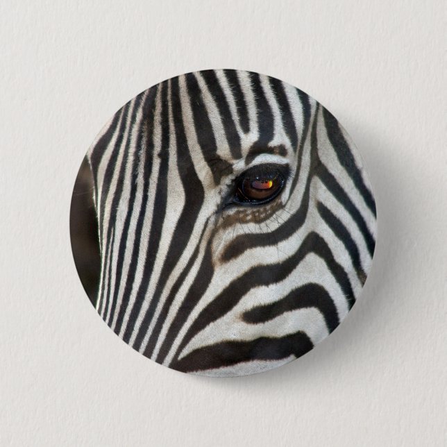 Der Zebra des ambulanten Händlers Button (Vorderseite)
