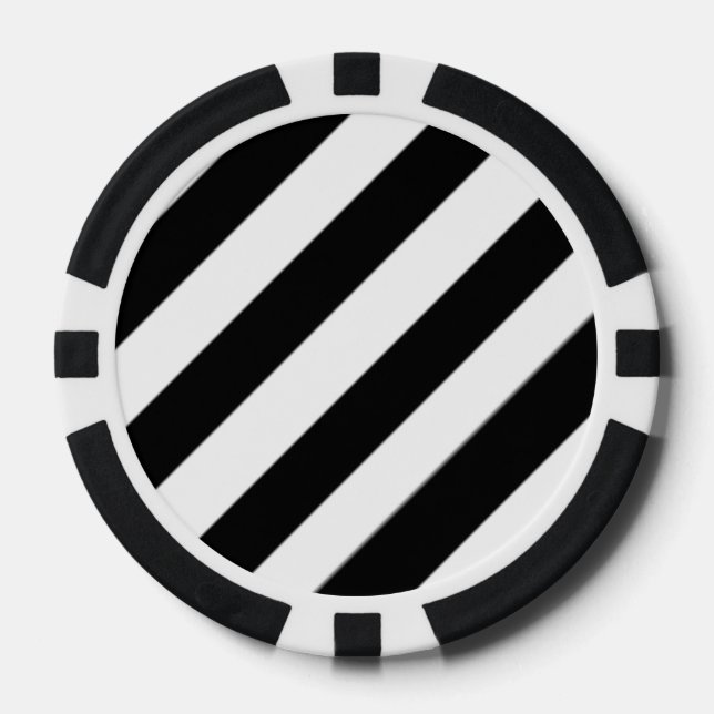 Der Zebra-Zebra Pokerchips (Vorderseite)