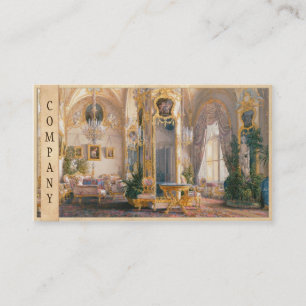 Der zeichnende Raum der Art in der Rokoko-II, mit Visitenkarte