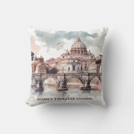 Der zeitlose Charme Roms. Italien - Europa Kissen