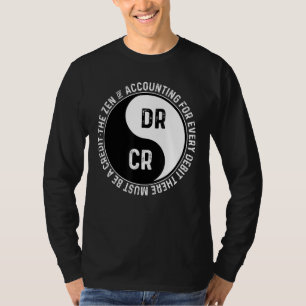 Der Zen für die Buchführung für jede dort liegende T-Shirt