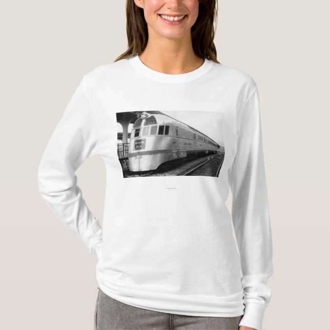 Der ZepherStainless stromlinienförmige Stahlzug T-Shirt (Vorderseite)