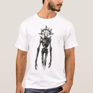Der Zeuge Dunkle gothische Skelettfigur T-Shirt